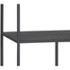 Eiffel Black Bookcase, Small